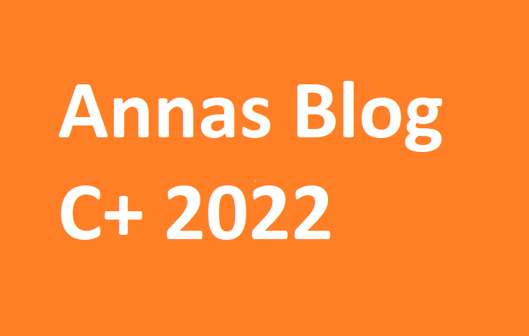 annas blog c+ 2022